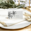 Search for tropical place cards Palm trees