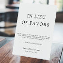 Search for in lieu of favors posters Charity donation