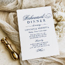 Search for navy rehearsal dinner invitations Formal