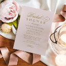 Search for classic elegant bridal shower invitations Typography