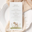 Search for baby shower menus Watercolor