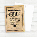 Search for bbq rehearsal dinner invitations Rustic
