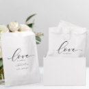 Search for wedding favor bags Typography