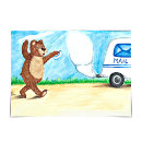 Search for bear birthday cards Watercolor
