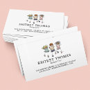 Search for childcare business cards cute