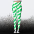 Search for green and white stripes leggings Festive