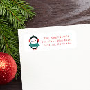Search for penguin return address labels Cartoon