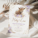 Search for pink cow party invitations Girl