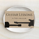 Search for guitar lessons business cards Professional
