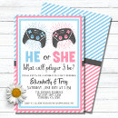 Search for games gender reveal invitations Cute