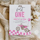Search for fast one birthday invitations Racing birthday party