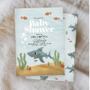 Search for shark invitations Blue