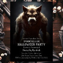 Search for werewolf invitations Scary