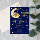 Search for moon and back baby shower invitations Gender neutral