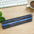 Search for police officer name plates Thin blue line