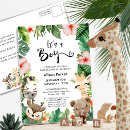 Search for monkey baby shower invitations Safari