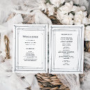 Search for art deco wedding programs Classic
