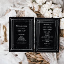 Search for art deco wedding programs Classic