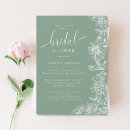 Search for floral bridal shower invitations elegant