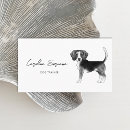 Search for beagle business cards illustration