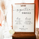 Search for his and hers cocktails Bride