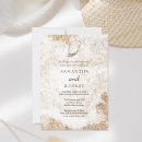 Search for watercolor beach wedding invitations Gold