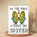 Search for funny sister birthday cards Pun