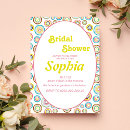 Search for groovy bridal shower invitations Bride