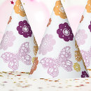 Search for purple paper party hats Girls
