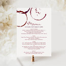 Search for maroon menus Rustic