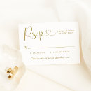 Search for gold rsvp cards Typography
