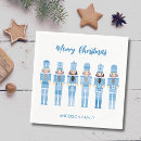 Search for blue christmas napkins Nutcracker