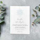Search for ice blue wedding invitations Snowflake