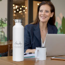 Search for black and white water bottles Business