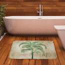 Search for tropical bath mats Palm leaves