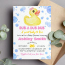Search for rubber ducky baby shower invitations Yellow