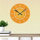 Search for round clocks orange