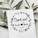Search for wedding thank you stamps Heart
