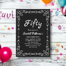 Search for formal 50th birthday invitations Simple