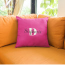 Search for pink monogram pillows Stylish