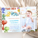 Search for two rex birthday invitations Kids