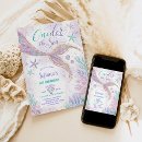 Search for teal gold birthday invitations Under the sea