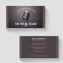 Search for microphone business cards Music teacher