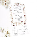 Search for fall with rsvp wedding invitations All in one