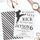 Search for karate birthday invitations Kick up some fun