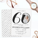 Search for 60th birthday invitations Elegant