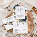 Search for blush and navy wedding stationery Calligraphy