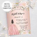 Search for princess sweet 16 invitations womens clothing