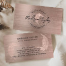 Search for brushed metal business cards rose gold