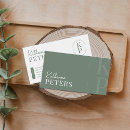 Search for olive green business cards Professional